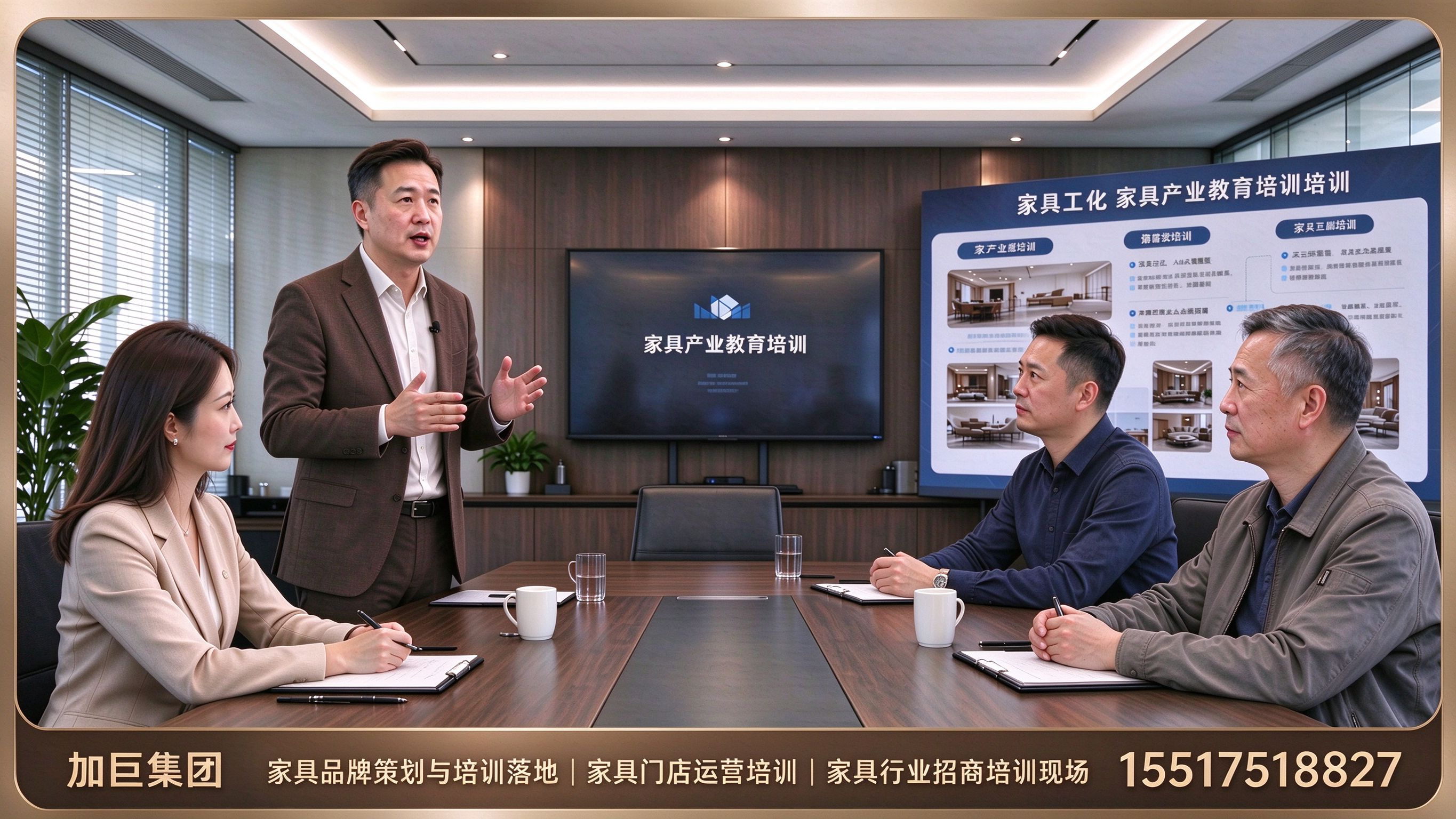 家具行业招商培训现场